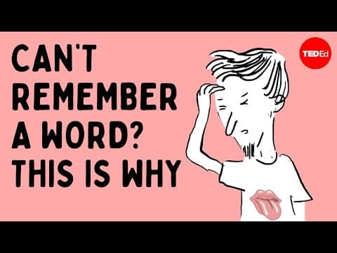 This is what happens in your brain when you can’t recall a word - Cella Wright - YouTube