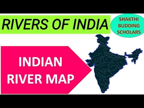 River map of India - Indian River System | India Map