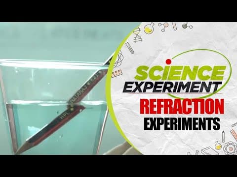 Science Experiment - 36 | Refraction Experiment | Chemistry Experiment