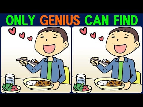 Puzzle / Find the Difference │ Let's have a fun and exciting brain exercise time together!