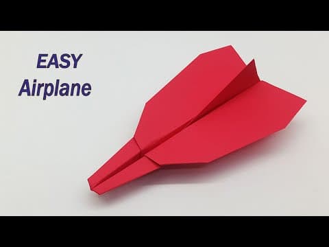 How To Make a Origami Paper Airplane | Paper Plane Tutorial