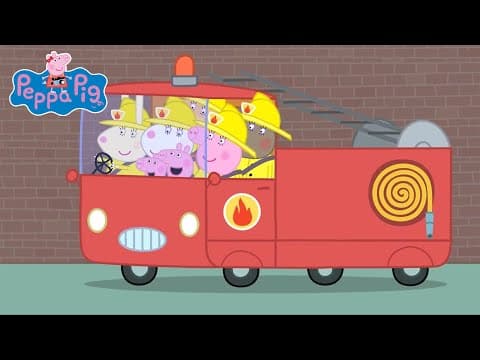 Mummy Pig Becomes A Firefighter!