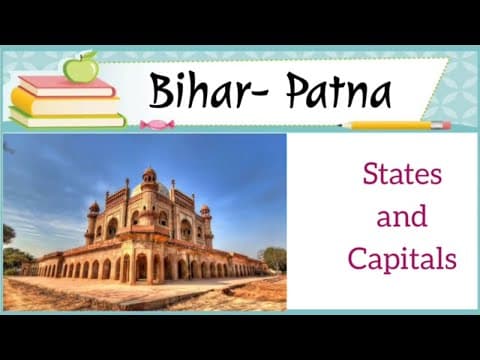 Indian States and Capitals | 29 States and Capitals
