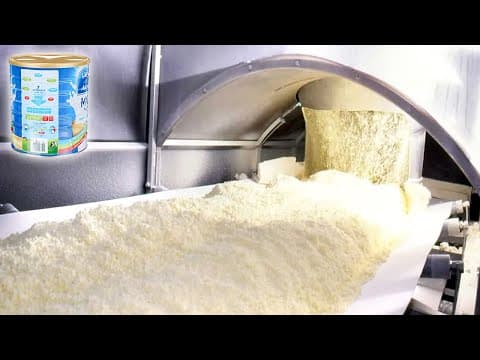 How Milk Powder is Made | Modern Milk Powder Processing Plant | Food Factory