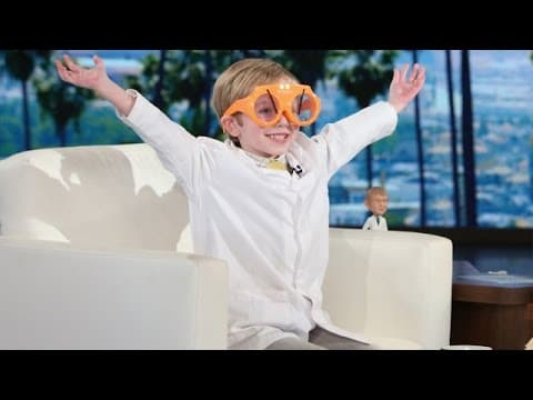 Ellen Meets a 6-Year-Old Science Podcaster