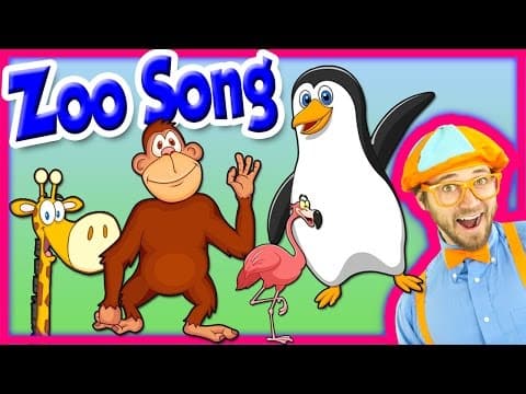 The zoo song - animal song for kids - we’re going to the zoo - nursery rhymes for toddlers