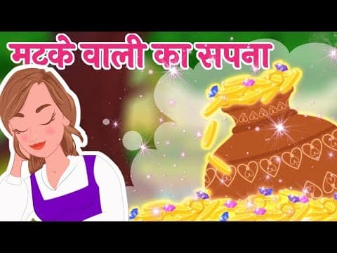 दूधवाली का सपना | Matke Vali Ka Sapna | Hindi Moral Stories for Kids