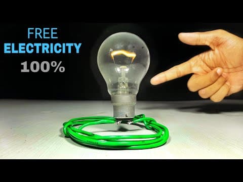 Free Energy Science Experiment - 100% Real