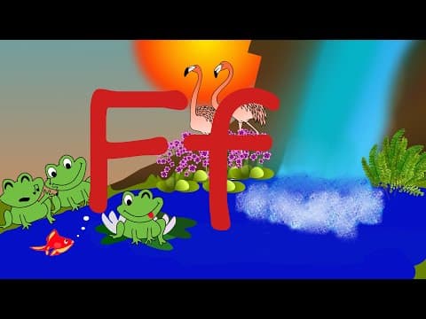 Faith the fish letter f poem - alphabet videos for kids