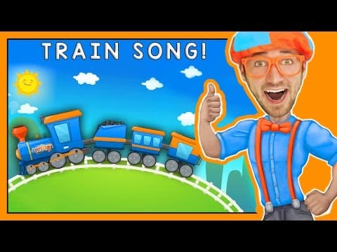 Trains for children - fun train song