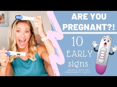 Early signs of pregnancy-by a l&d rn