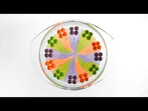 Investigate the particle model with sweet rainbow science - YouTube