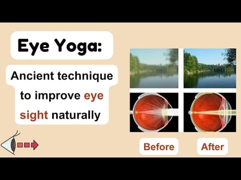 Eye Yogas | 5 Ancient techniques to improve your eye sight naturally