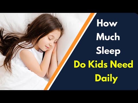 How many hours of sleep your child needs in a day