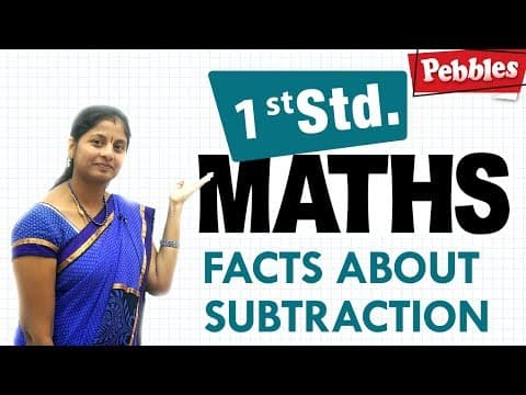 Facts about subtraction - easy maths