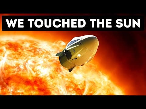 We touched the Sun for the first time in human history