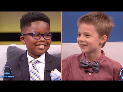 Two Adorable Kid Experts! 💫 II Steve Harvey