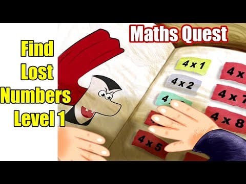 Mathmagics Quest Level 1 - Find the Lost Numbers The Witch Steal